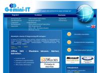 Gemini-IT Informatikai Szolgáltató Kft. honlapja