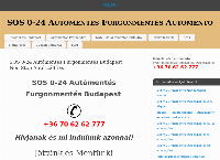 Csupi Autómentés 0-24h honlapja