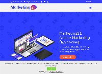 Marketing21 honlapja