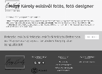 Nagy Károly - Esküvői Riportfotó honlapja