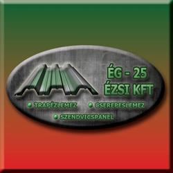 Ég 25 Ézsi Kft.-Trapézlemez, cserepeslemez, síklemez, tetőfedő, tetőlemez