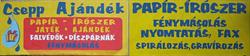 Csepp Ajándék és Papír- írószer