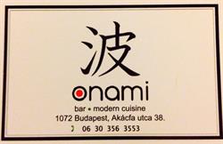 Onami  Modern Cuisine Bar