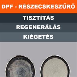 DPF-Részecskeszűrő tisztítás