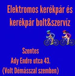 Elektromos kerékpár és kerékpárbolt&szervíz