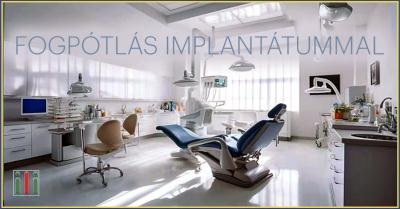 Fogpótlás-implantátummal