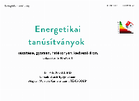 Energetikai tanúsítvány honlapja