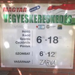 Magyar Vegyeskereskedés