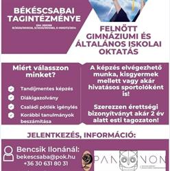 Pannon Oktatási Központ Gimnázium Békéscsabai Tagintézménye