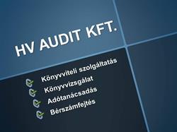 HV Audit Könyvvizsgáló és Adótanácsadó Kft.