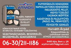 Horváth Épületgépészet Ajka, Atmos kazánok szervize