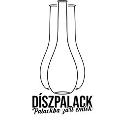 Díszpalack - egyedi kézműves pálinkás üveg ajándék