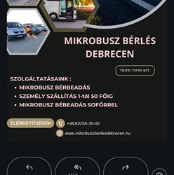 8+1-es Mikróbusz bérlés Debrecen