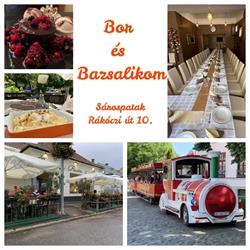 Bor & Bazsalikom Pizzeria, Étterem