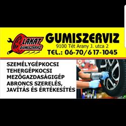 Lakat gumiszerviz és mobilgumiszerviz