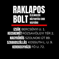 Raklapos Bolt