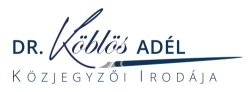 Dr. Köblös Adél Közjegyzői Irodája
