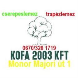 Trapézlemez, Cserepeslemez Monor
