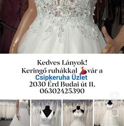 Menyasszonyi ruha Csipkeruha Üzlet