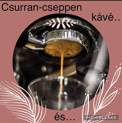 Csurran-cseppen kávé és gofri
