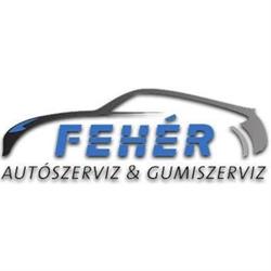 Fehér autószerviz és gumiszerviz