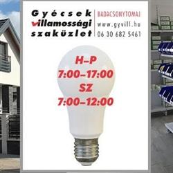 Gyécsek Villamossági Szaküzlet