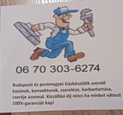 Gázkészülék szerelő