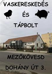 Mezőkövesdi Vaskereskedés és Tápbolt