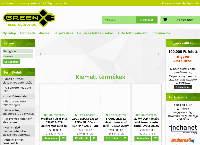 Greenx elektromos autó töltő webáruház honlapja