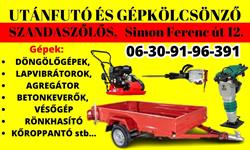 Utánfutó és Gépkölcsönző Szandaszőlős - Utánfutó Értékesítés