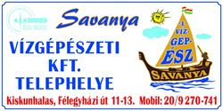 SAVANYA VÍZGÉPÉSZETI KFT.