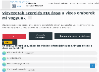 Vízvezeték szerelés fix áron honlapja