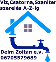 Deim Zoltán Vízvezeték-szerelő