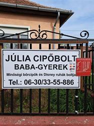 Júlia cipőbolt