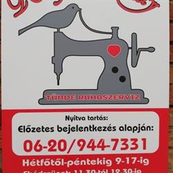 Tünde Ruhaszervíz