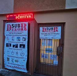 Subdekor dekorációs műhely és ajándékbolt