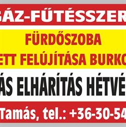 Miklós Tamás víz gáz fűtés szerviz duguláselhírítás