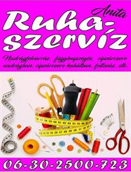 Bakonyi Lászlóné egyéni vállalkozó Anita Ruhaszervíz