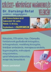 Dr Varsányi Antal szülész-nőgyógyász Velence