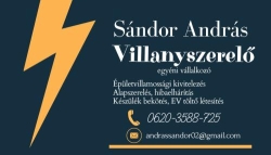 Sándor András E.V. villanyszerelő