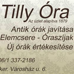 Tilly Róbert órás/ Hegyessy órás
