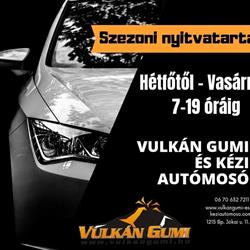 Vulkán Gumi és Kézi autómosó