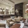 Hotellobby mit Bar und Sitzbereich im EST Grand Hotel Savoy in Budapest