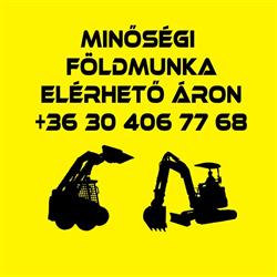 Minőségi földmunka elérhető áron