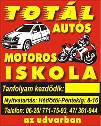 Totál autós-motoros iskola