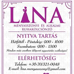 Lina Menyasszonyi és alkalmi ruha kölcsönző