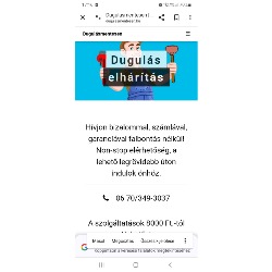 Balogh szaki- Duguláselhárítás, vízszerelés. Fix -áron!