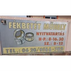 Fékbetét Műhely