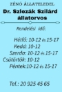 Rendelési idő