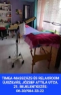 Timea-Masszázs és Relaxroom nyugalom szigete